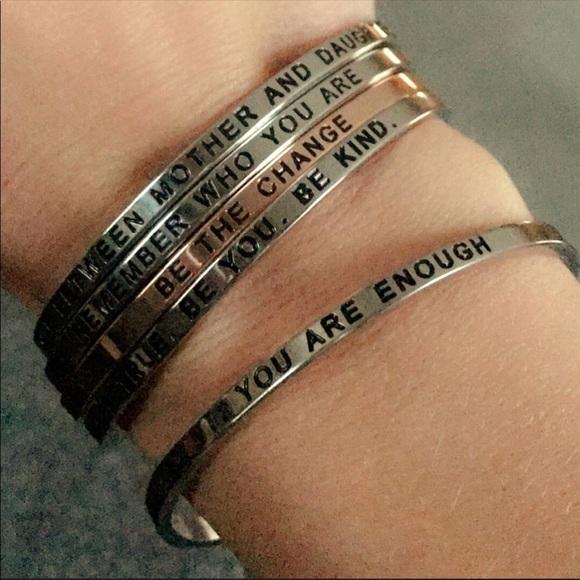 1 Left “Remember Who You Are” Cuff Bracelet - Picture 3 of 3